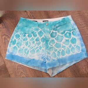 Wild Fable High-waisted Shorts Mermaid Tie-dye Sz 10/30R